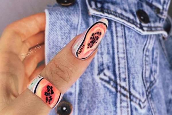 Idées de manucure aux fruits 2025-2026