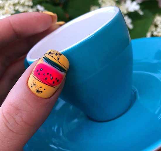 Manucure aux fruits 2026: nouveautés photo de la conception des ongles