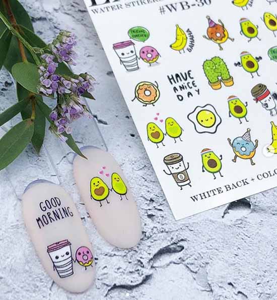 Manucure aux fruits 2026: nouveautés photo de la conception des ongles