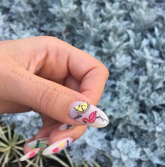 Manucure aux fruits 2026: nouveautés photo de la conception des ongles