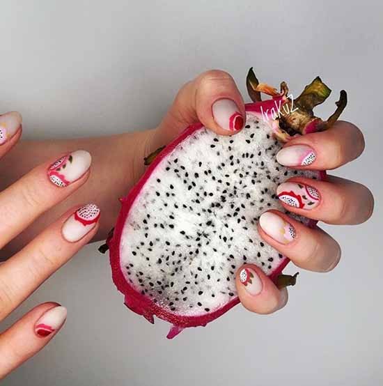 Manucure aux fruits 2026: nouveautés photo de la conception des ongles