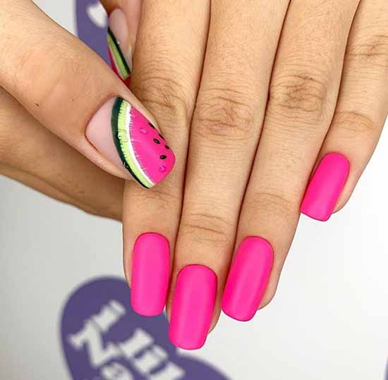 Manucure aux fruits 2026: nouveautés photo de la conception des ongles