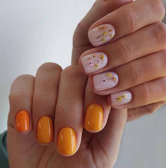 Conception d'ongles simple: types et nouveaux éléments spectaculaires sur la photo