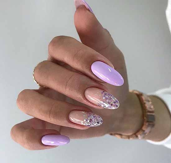 Paillettes françaises et couleur unie