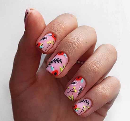 Manucure pour ongles carrés: 100 photos avec de nouvelles et belles idées