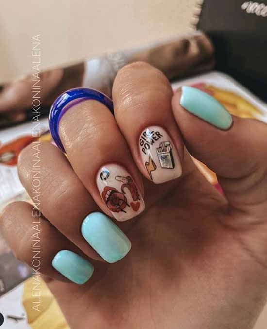 Conception d'ongles pour les jeunes : 100 nouveaux produits, photo de manucure