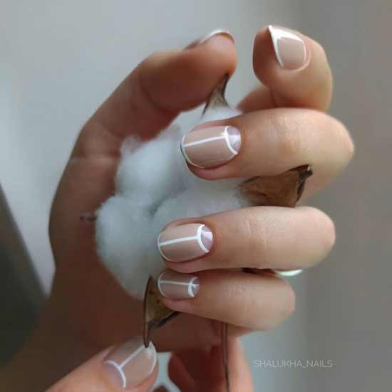 Manucure trous transparents