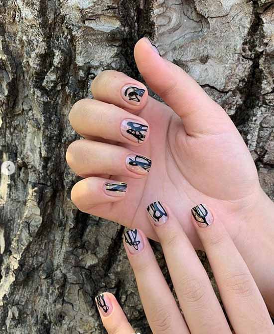Manucure transparente: photo, idées de design d'ongles à la mode