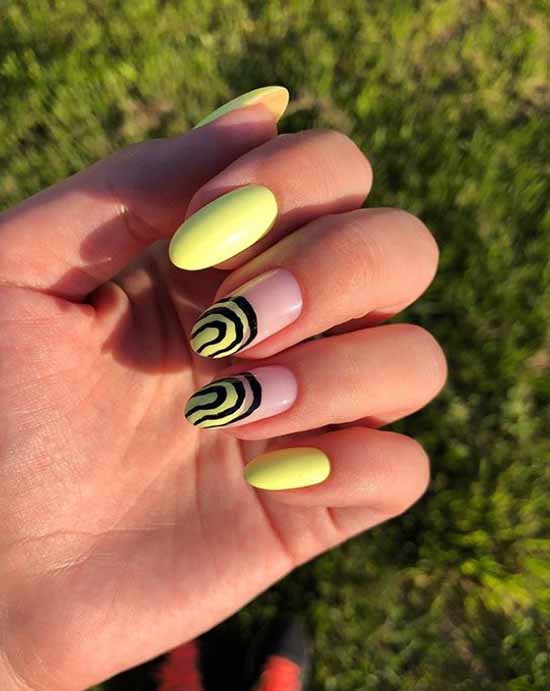 Belles idées de manucure avec fond transparent