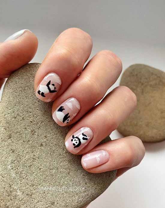 Manucure transparente: photo, idées de design d'ongles à la mode