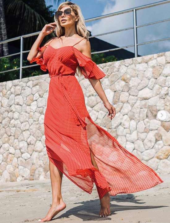 Robe d'été à la mode été 2026