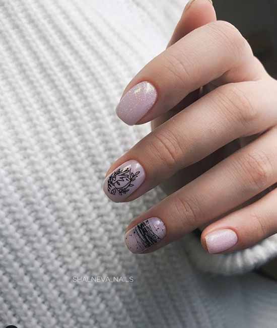 Design pour les ongles courts 2026: nouvelle manucure, idées de photo