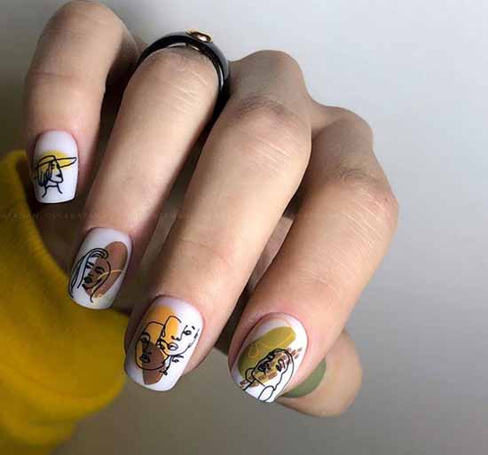 Design pour les ongles courts 2026: nouvelle manucure, idées de photo