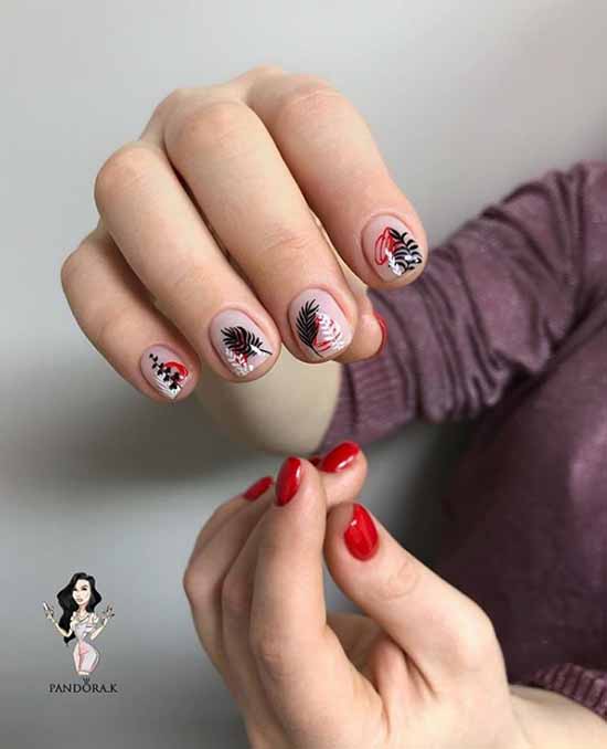 Design pour les ongles courts 2026: nouvelle manucure, idées de photo