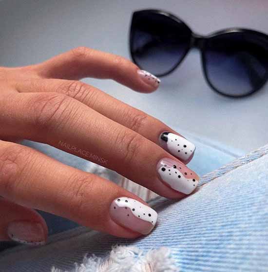 Conception d'ongles translucide