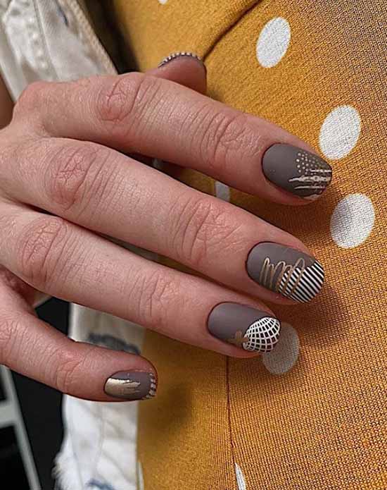 Manucure d'automne à la mode 2025-2026: photos, tendances, idées de nail art