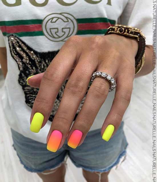 Conception d'ongles brillants pour les jeunes