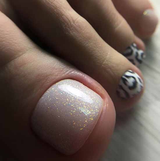 Pédicure brillante: 100 nouvelles idées de photo, design de mode