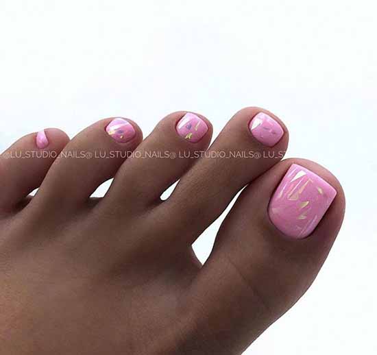 Pédicure brillante: 100 nouvelles idées de photo, design de mode