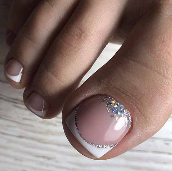 Pédicure brillante: 100 nouvelles idées de photo, design de mode