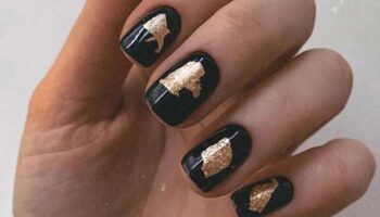 Conception d'ongles noirs