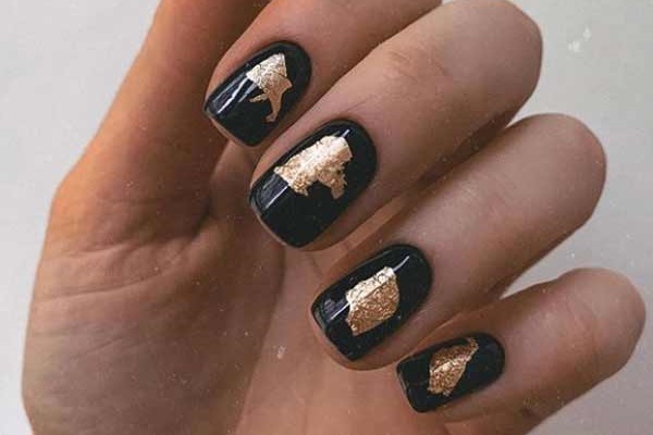 Conception d'ongles noirs