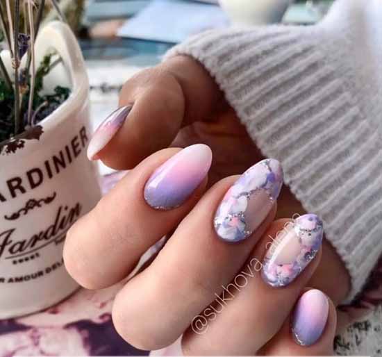 Manucure Ombre: photos, nouveautés, idées de design à la mode