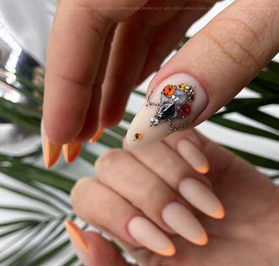 Conception d'ongles avec strass 2026: photos, nouveautés exquises