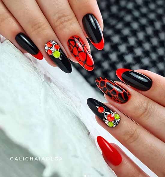 Conception d'ongles avec strass 2026: photos, nouveautés exquises