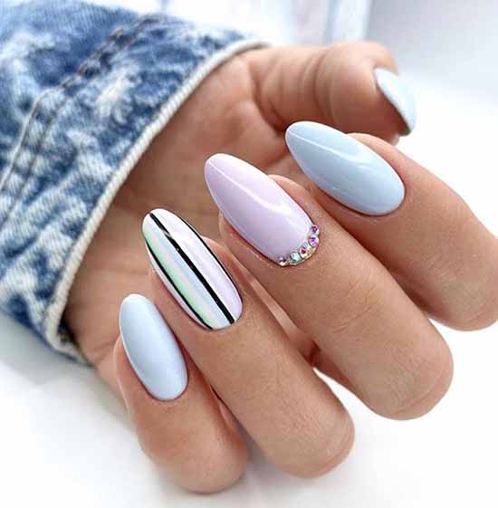 Conception d'ongles avec strass 2026: photos, nouveautés exquises