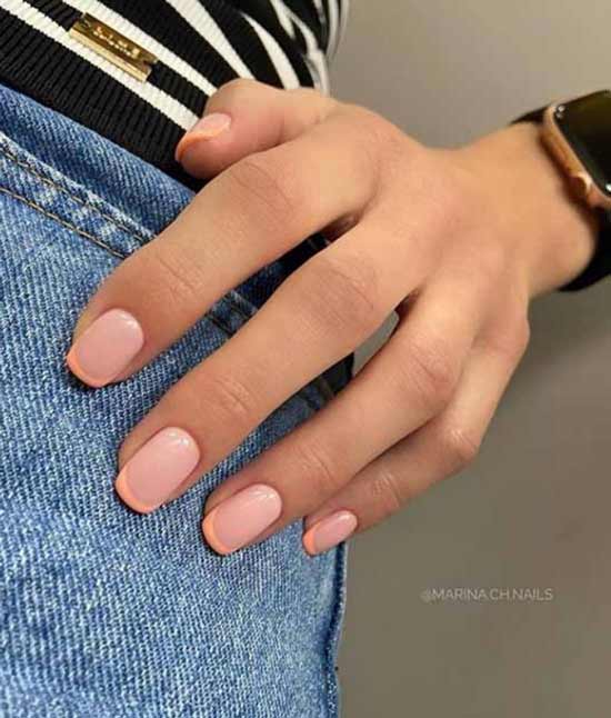 manucure école française