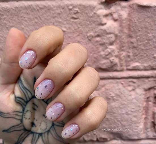 Manucure transparente