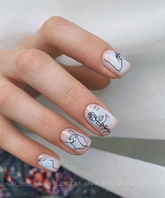 Manucure scolaire 2026: idées, nouveaux designs sur la photo