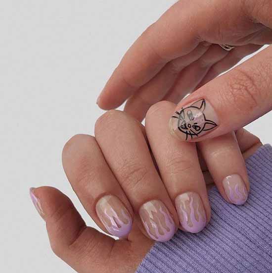 Manucure scolaire 2026: idées, nouveaux designs sur la photo