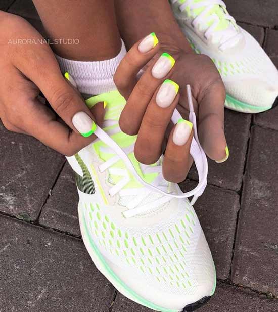 Français bicolore avec pigments