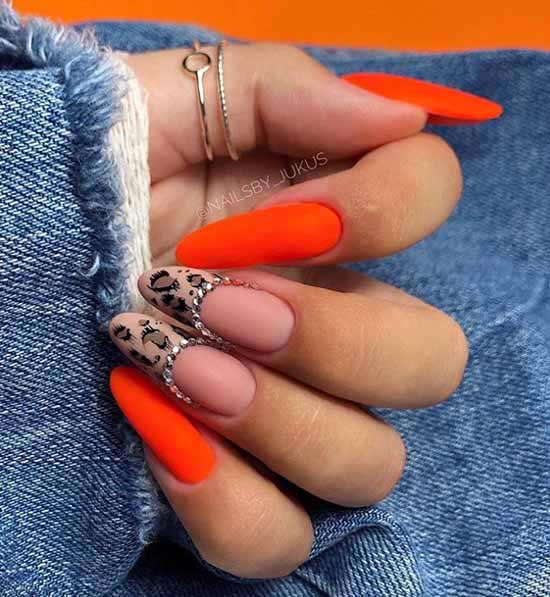 Veste rouge avec imprimé