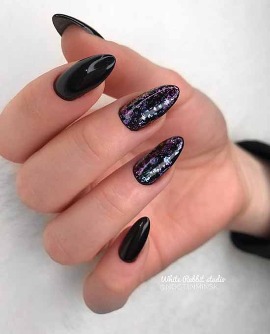 Soucis noirs avec du papier d'aluminium