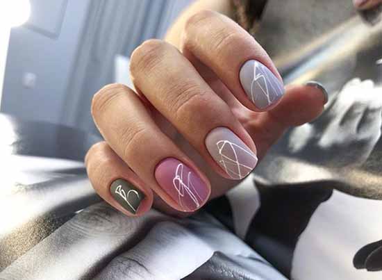Toile d'araignée sur les ongles: design, 100 photos d'une belle manucure