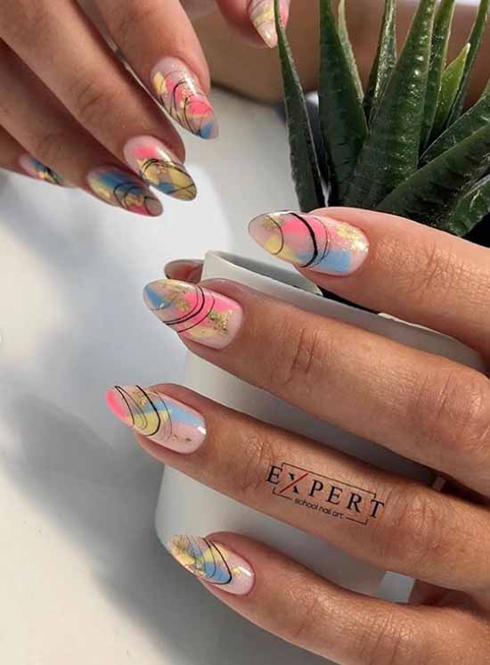 Toile d'araignée sur les ongles: design, 100 photos d'une belle manucure