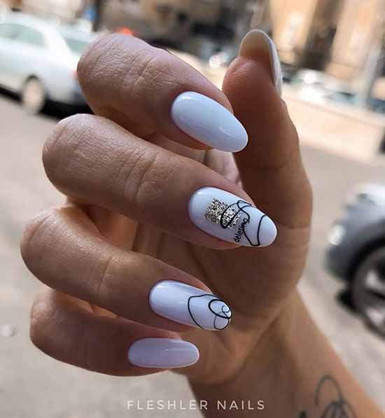 Toile d'araignée sur les ongles: design, 100 photos d'une belle manucure