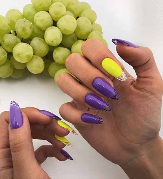 Manucure française avec un motif: nouveautés françaises 2026