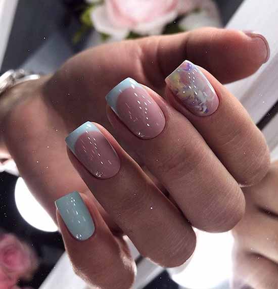 Manucure française avec un motif: nouveautés françaises 2026