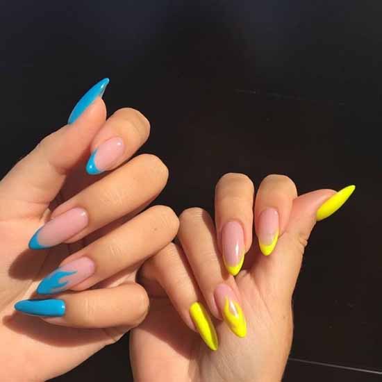 Manucure française avec un motif: nouveautés françaises 2026