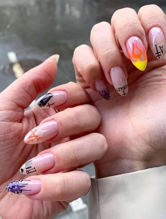 Manucure française avec un motif: nouveautés françaises 2026