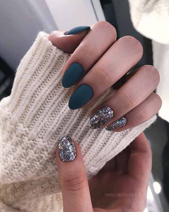 Beaux ongles mats: design, nouvelle manucure sur la photo