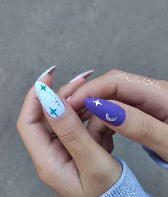 Beaux ongles mats: design, nouvelle manucure sur la photo