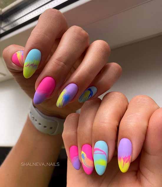 Beaux ongles mats: design, nouvelle manucure sur la photo