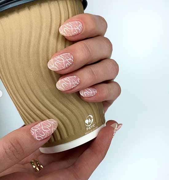 Beaux ongles mats: design, nouvelle manucure sur la photo