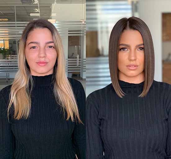 Coupes de cheveux à la mode pour les cheveux mi-longs 2026: photos, tendances