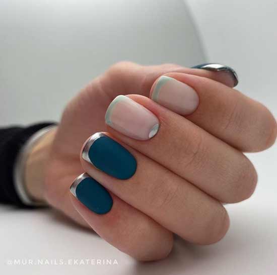 Manucure lunaire et french